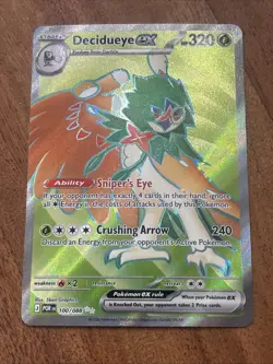 Pokemon TCG Decidueye EX 100/088 Perfect Order Ultra Rare NM Card - Image 1