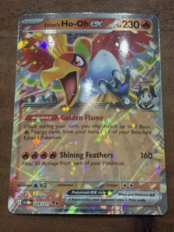 Pokemon TCG Ethan's Ho-Oh EX 026/217 Ascended Heroes Double Rare NM Card - Image 1