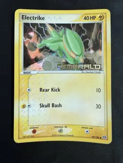 Electrike 48/106 Reverse Holo Common Emerald Pokemon Card - Image 1