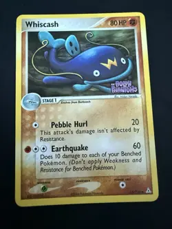 Whiscash Reverse Holo Stamped Pokemon Card Holon Phantoms 55/110 NM/LP - Image 1