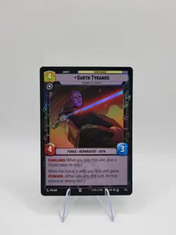 Darth Tyranus - Servant of Sidious Foil 733 Legends of the Force LOF Star Wars - Image 1