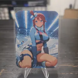 Custom DIY Skyla Pokemon Gym Leader Waifu Trainer Card — PKMN Set — Mythical... - Image 1