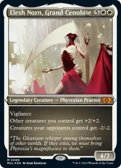 MTG English Elesh Norn, Grand Cenobite (Foil Etched) NM Foil - Image 1