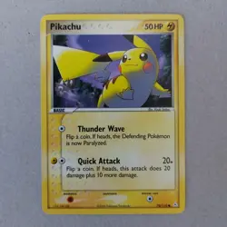 Pikachu 78/110 Holon Phantoms Common Collectible Nintendo Pokemon Card - Image 1