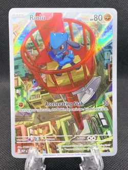 Riolu 010 MEP Mega Evolution Black Star Promo Holo Pokemon Card TCG - Image 1