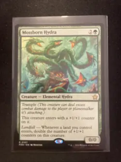 Mossborn Hydra 107 Foundations Magic the Gathering Nonfoil Regular Card - Image 1