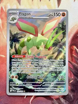 Flygon 101/094 Illustration Rare Phantasmal Flames Pokemon Holo Card NM 🌪 - Image 1