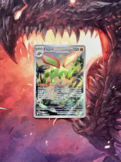 Flygon 101/094 Illustration Rare Phantasmal Flames Pokemon Holo Card NM 🌪 - Image 2