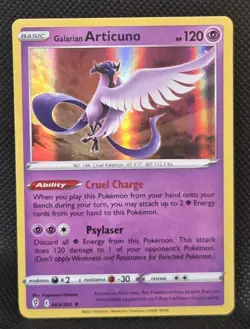 Evolving Skies LEGENDARYBIRDS Articuno, Zapdos & Moltres Rare Holo Pokemon Cards - Image 4