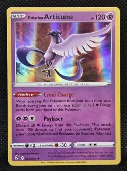 Evolving Skies LEGENDARYBIRDS Articuno, Zapdos & Moltres Rare Holo Pokemon Cards - Image 5