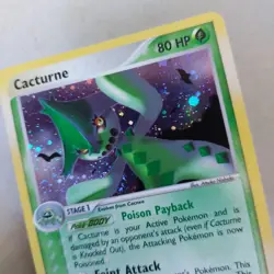 Cacturne 2/100 Rare Holo EX Sandstorm Nintendo Collectible Pokemon Card *Swirl - Image 3