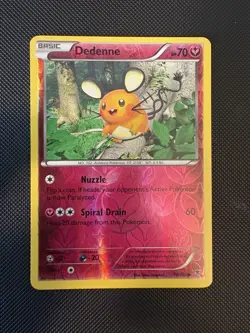 Pokemon Card - XY: Phantom Forces 70/119 - DEDENNE (reverse holo) - NM/M - Image 1