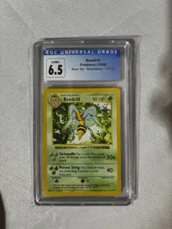 Shadowless Beedrill 17/102 Non-Holo Rare Card Base Set - Image 4