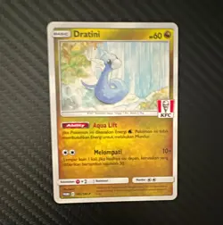 KFC Dratini 185/SM-P SM Promo Holo Indonesian 60 HP Pokemon TCG Card - Image 1