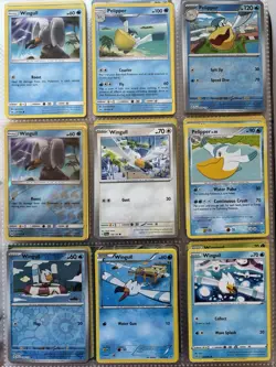 Pokemon Card Species Set Lot - 9x Unique Cards / Wingull Family - Image 1