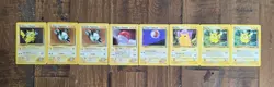Vintage WOTC Pokemon Card Lot - Lt. Surge's Pikachu Gym Heroes Unlimited No Holo - Image 1