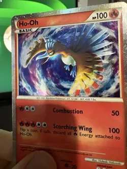 Ho-Oh (Shiny) SL5 Call of Legends MP/HP+ 2011 Pokemon Card - Image 2