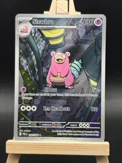 Slowbro 090/084 Illustration Rare Prismatic Evolutions Pokemon Card IR NM - Image 1