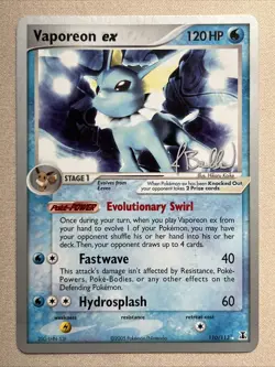 Pokemon Card Vaporeon ex [Jimmy Ballard] (110/113) 2006 World Championships *MP* - Image 1