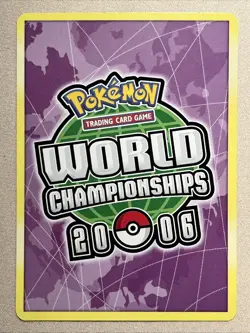 Pokemon Card Vaporeon ex [Jimmy Ballard] (110/113) 2006 World Championships *MP* - Image 4
