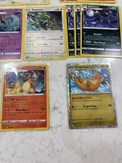 Lot 9 McDonalds 2024 Pokemon Cards + Duplicates Sticker Charizard Holo Dragonite - Image 4