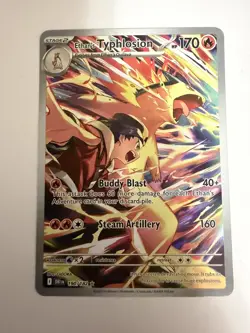 Pokemon TCG Ethan's Typhlosion Destined Rivals Illustration Rare Card 190/182 - Image 1