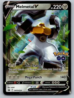 Melmetal V SWSH224 SWSH: Sword & Shield Promo Cards NM - Image 1