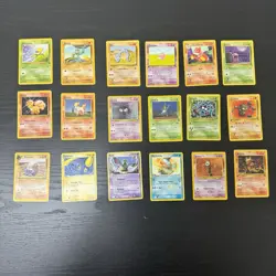 Lot of 18 Pokemon Cards 1995-2005 No Energy Conditions May Vary (LP~HP) - Image 1