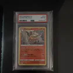 Pokemon 2022 Pokemon GO Charizard 010/078 Holo Rare PSA 8 Graded Card - Image 1