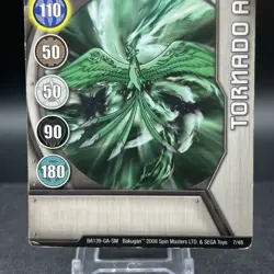 Tornado Alley 7/48 BA139-GA-SM Silver Gate Bakugan Battle Brawlers Card - Image 2