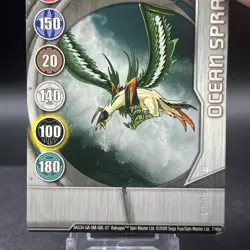 Ocean Spray 7/48n BA534-GA-SM-GBL-07 Silver Gate Bakugan Battle Brawlers Card - Image 2
