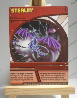 Bakugan Card - Stealin' - Red Ability Card - BA272 - 29/48c - 2008 - Image 1
