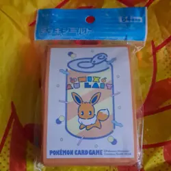 Pokemon Center Japan Eevee Mix Au Lait Soda Card Sleeves 64 - Image 1