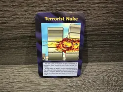 Terrorist Nuke Card Unlimited INWO Illuminati New World Order 365/412 - Image 1