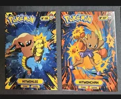 HITMONLEE X HITMONCHAN 10 CARD LOT - POKEMON - Image 1