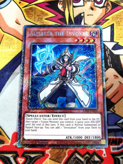 Aleister the Invoker ra04-en278 *ALT ART* (NEW) Platinum-Secret Yu-Gi-Oh - Image 1