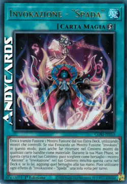 INVOKAZIONE - SPADA • (Invocation - Sword) • Ultra R • CORI IT053 • 1Ed • Yugioh - Image 1