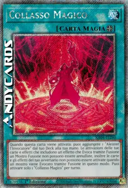 COLLASSO MAGICO (Magical Meltdown) • Segreta Platino • RA04 IT280 • 1Ed • Yugioh - Image 1