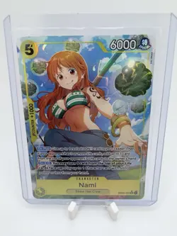 Bandai One Piece Card Game Nami EB03-053 SR Special Foil 6000 Power - Image 1