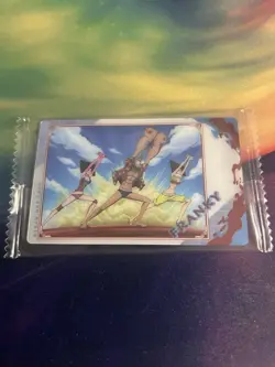 One Piece Franky Japanese Wafer Card - Image 1