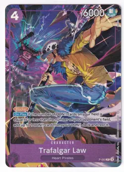 Trafalgar Law (Illustration Box Vol.6) P-093 One Piece Promotion Cards Foil NM - Image 1