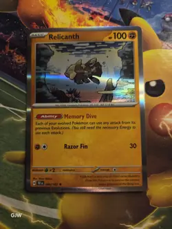 Pokemon TCG Relicanth Scarlet Violet-Temporal Forces 084/162 Holo Rare CCG Card - Image 1