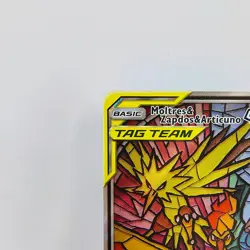 Moltres & Zapdos & Articuno GX SM210 Sm Alternate Art Pokemon Card TCG Tag Team - Image 4