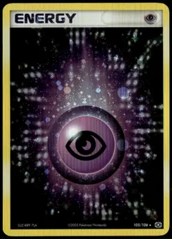 Psychic Energy Holo 105/106 ex Emerald 2005 LP Pokemon Card - Image 1