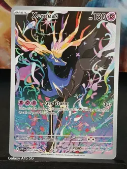 Xerneas 091/086 Chaos Rising English Pokemon Card Illustration Rare NM - Image 2
