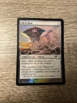 All Is Dust Grand Prix Promos Foil MTG Magic the Gathering Card LP - Image 1