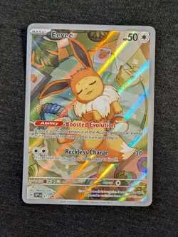 Pokemon TCG Eevee Prismatic Evolutions Black Star Promo Card ETB #173 - Image 1