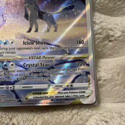 Glaceon VSTAR SWSH197 Sword & Shield Promo Cards Holo Promo Pokemon TCG 260 HP - Image 4