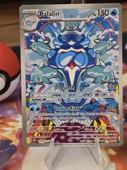 Palafin 200/197 Obsidian Flames Illustration Rare Holo Pokemon Card English NM - Image 1