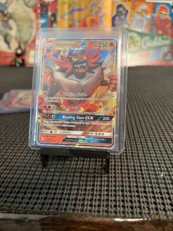 Pokemon Incineroar GX Holo Ultra Rare TCG Sun & Moon Card 27/149 Mint - Image 1